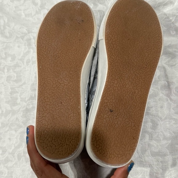 Steve Madden Womens Emmi Platform Camouflage Lace Up Gray Sneaker ShoesSize 7 - Picture 5 of 7